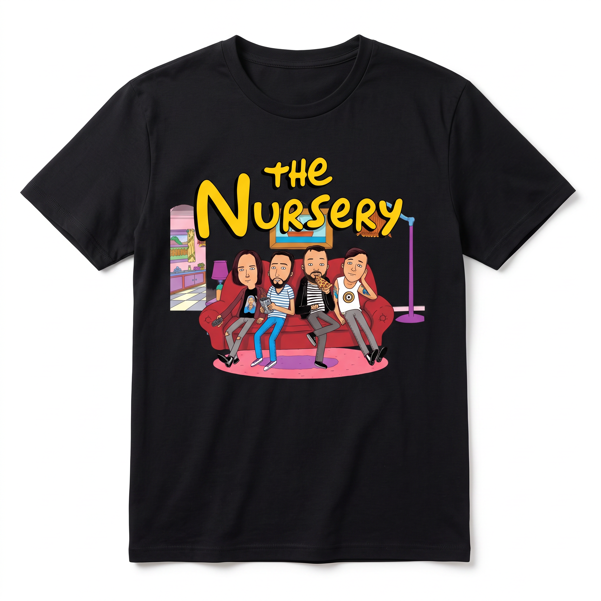 Nursery Cartoon T (Black) — The Nursery