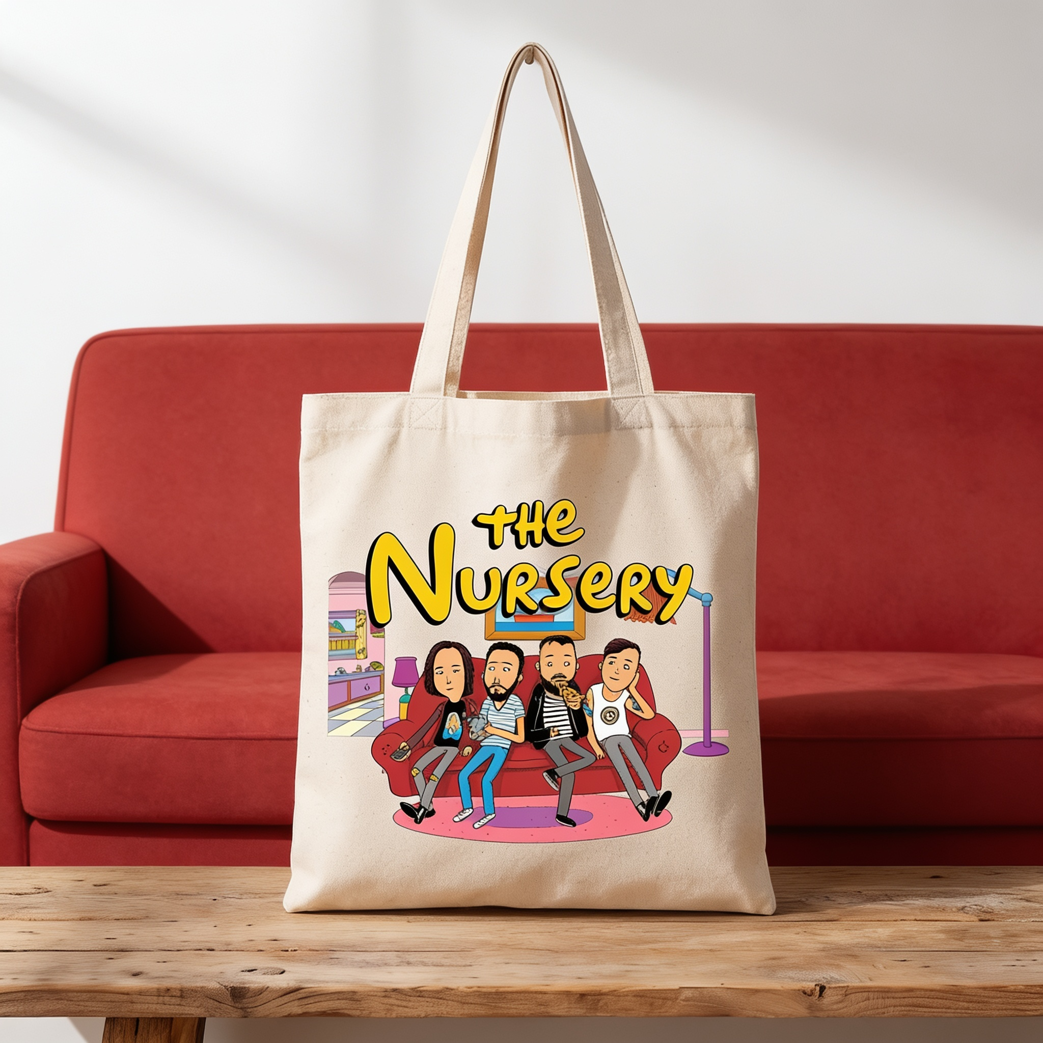 Cartoon Tote Bag — The Nursery